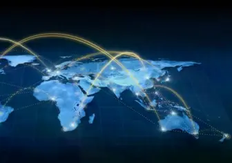 全球贸易线路图